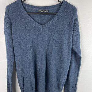 prAna Lightweight pullover sweater women's M Navy Blue
